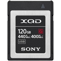 Картка пам'яті XQD Sony 120 GB G Series R440MB/s W400MB/s (QDG120F)