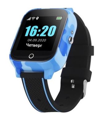 Телефон-часы с GPS трекером GOGPS T01 синие (T01BL)