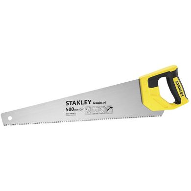 Ножівка для дерева 500 мм 7 TPI загартований зуб TRADECUT STANLEY® неіржавка сталь (STHT20350-1)