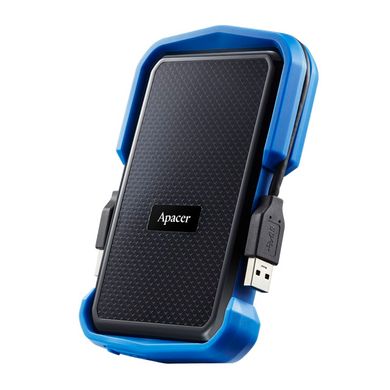 Портативный жесткий диск Apacer 1TB USB 3.1 AC631 IP55 Black/Blue (AP1TBAC631U-1)