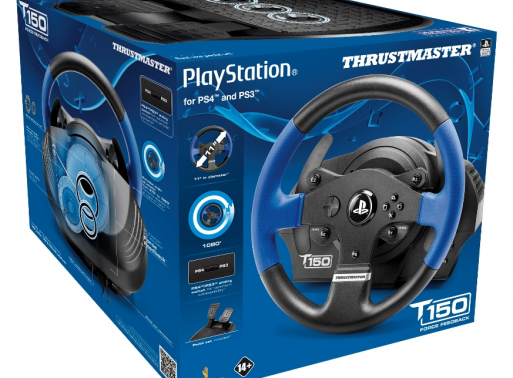 Кермо і педалі для PC/PS4 Thrustmaster T150 Force Feedback Official Sony licensed (4160628)
