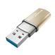 Накопичувач Transcend 64GB USB 3.1 JetFlash 820 Metal Gold (TS64GJF820G)