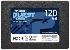 SSD 2.5" Patriot 120GB SATA TLC Burst Elite (PBE120GS25SSDR)