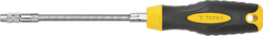 Викрутка TOPEX з гнучким стрижнем і насадками (39D865)