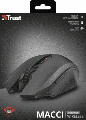 Мышь Trust GXT115 MACCI WL BLACK (22417_TRUST)