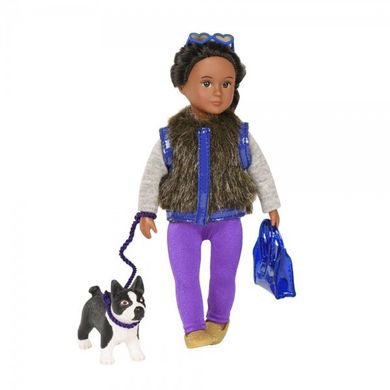 Лялька Іліса та собачка тер'єр Індіана (15 см), Lori (LO31016Z)