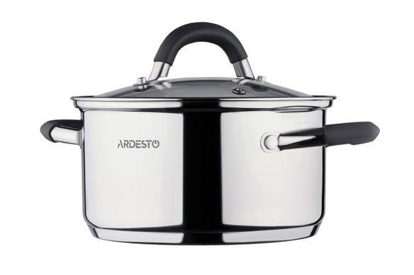 Набор посуды Ardesto Gemini Salerno, 8 предметов нержавеющая сталь (AR1908SC)