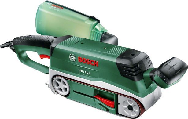 Шліфмашина стрічкова Bosch PBS 75 A, 710Вт, швидкість 350 м/хв, стрічка 533*75 мм, 0.89 кг (0.603.2A1.020)