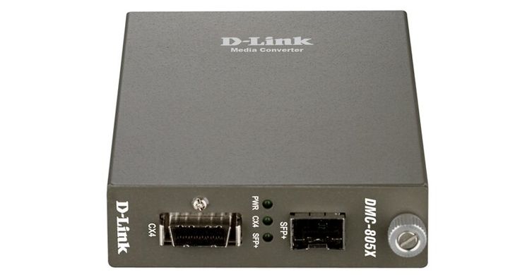 Медиаконвертер D-Link DMC-805X 1x10G CX4-1x10G SFP+ (DMC-805X)