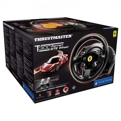 Кермо і педалі для PC/PS4/PS3 Thrustmaster T300 Ferrari GTE Wheel (4160609)