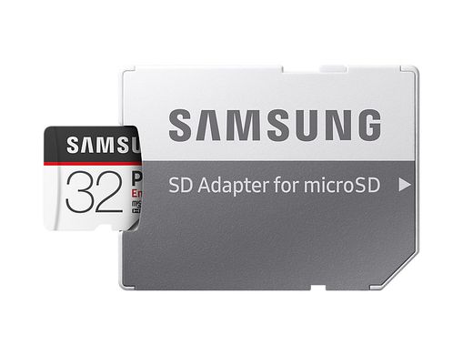 Карта памяти Samsung 32GB microSDHC C10 UHS-I R100/W30MB/s PRO Endurance + SD адаптер (MB-MJ32GA/RU)