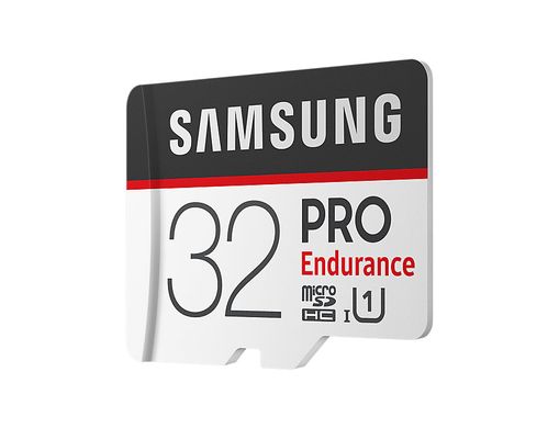 Карта памяти Samsung 32GB microSDHC C10 UHS-I R100/W30MB/s PRO Endurance + SD адаптер (MB-MJ32GA/RU)