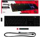Клавиатура HyperX Alloy Origins Aqua USB RGB PBT ENG/RU, Black (639N5AA)
