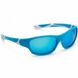 Детские солнцезащитные очки Koolsun бирюзово-белые серии Sport (Размер: 6+) (KS-SPBLSH006)