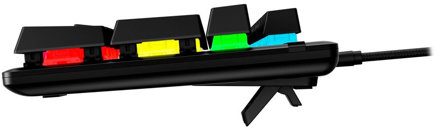 Клавиатура HyperX Alloy Origins Aqua USB RGB PBT ENG/RU, Black (639N5AA)