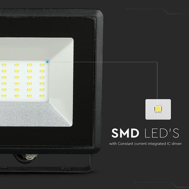 Прожектор вуличний LED V-TAC, 50W, SKU-5960, E-series, 230V, 6500К (3800157625531)