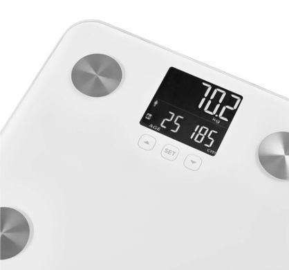 Весы напольные Sencor 180 кг AAAx3 стекло белый (SBS6025WH)