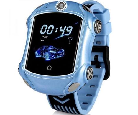 Дитячі телефон-годинник з GPS трекером GOGPS ME X01 Сині (X01BL)