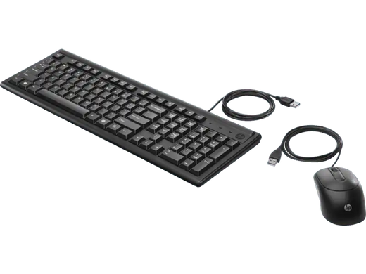Комплект HP Keyboard and Mouse 160 USB Black (6HD76AA)