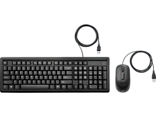 Комплект HP Keyboard and Mouse 160 USB Black (6HD76AA)