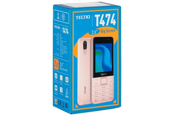 Мобильный телефон TECNO T474 Dual SIM Blue (4895180748004)